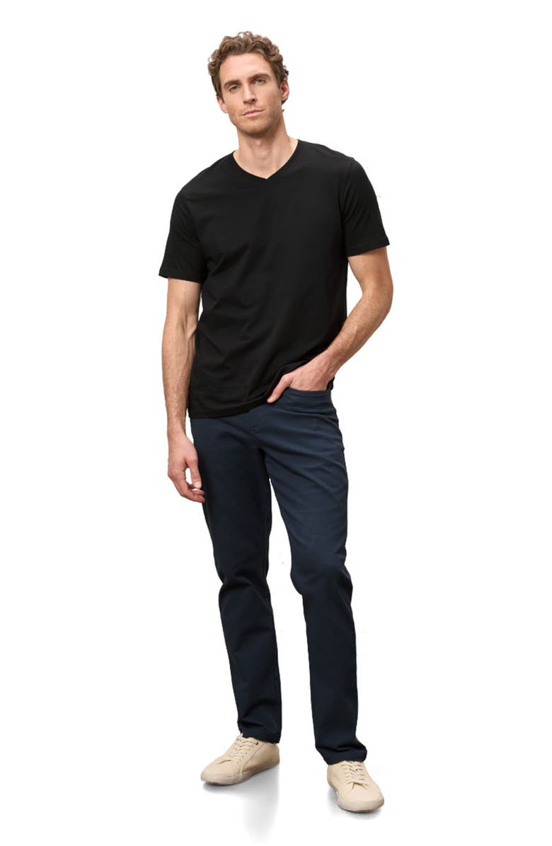 Pact Organic Cotton Men's Softspun Essential V-Neck Tee, Alternate, color, Black