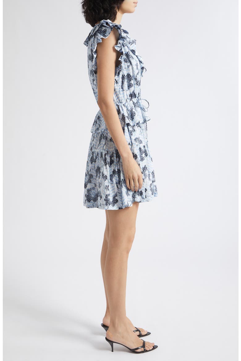 Celie Abstract Print Minidress, Alternate, color, CIEL