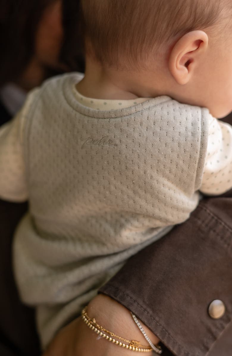 Pehr Cloud Organic Cotton Overalls, Alternate, color, Soft Sea