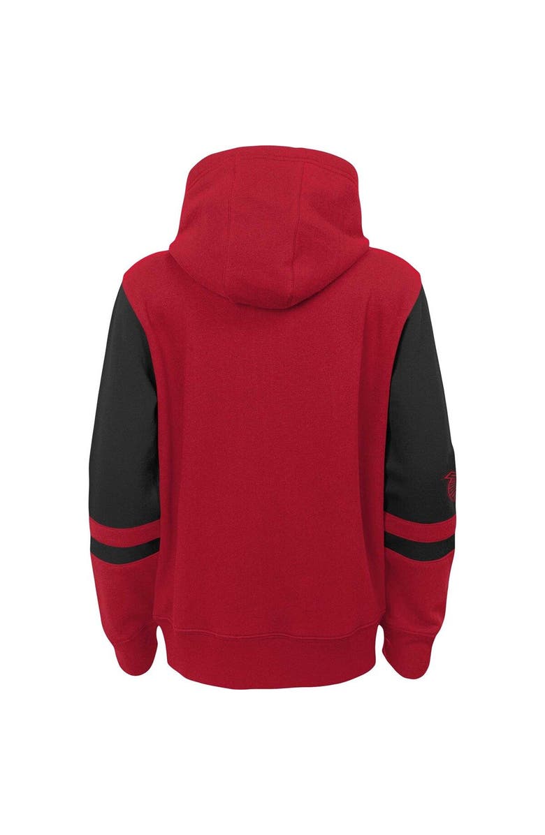Outerstuff Youth Red Atlanta Falcons Colorblock Full-Zip Hoodie, Alternate, color, Red