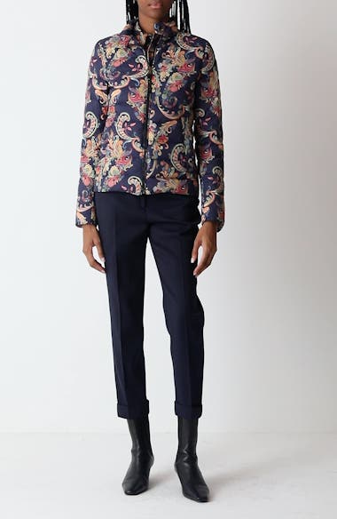 ETRO★素敵！Down Puffer Jacket in Moonlight Paisley Etro Paisley Down Puffer Jacket | Nordstrom