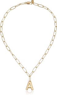 Ettika Initial Pendant Necklace