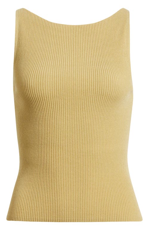 & Other Stories Rib Sweater Tank In Brown