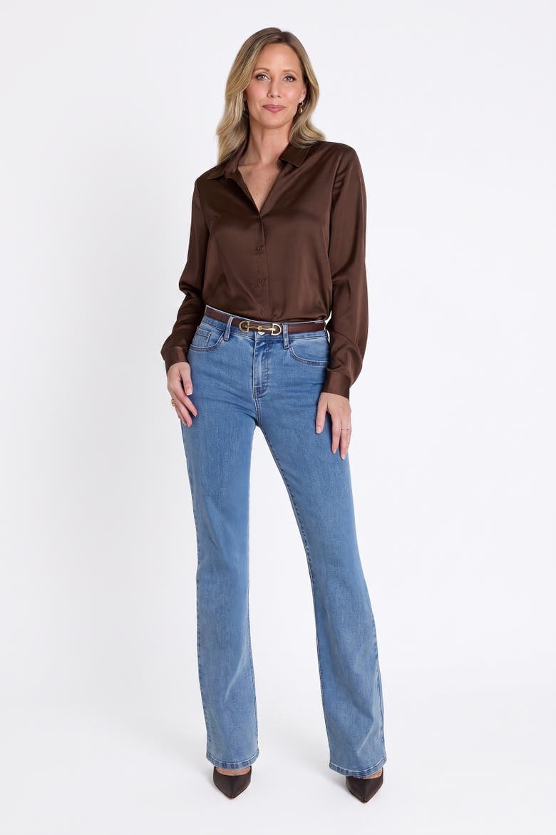 Aria Flare Jean, Alternate, color, Medium Blue