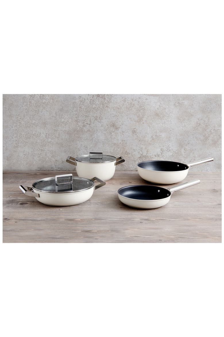 '50s Retro Style 11-Inch Pan, Alternate, color, MATTE CREAM