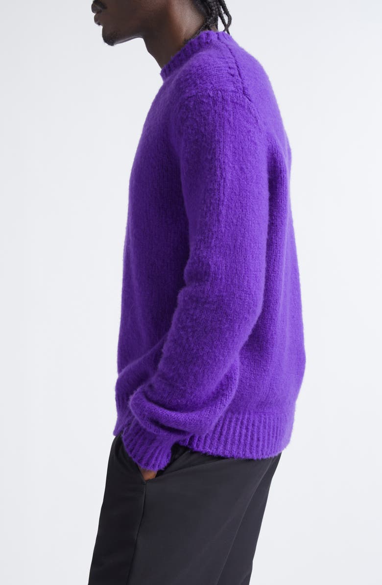 TOM FORD Pure Cashmere Crewneck Sweater, Alternate, color, Gv590 Electric Purple