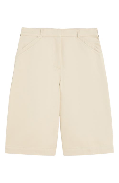Weekend Max Mara Cotton And Linen Canvas Trousers In Beige