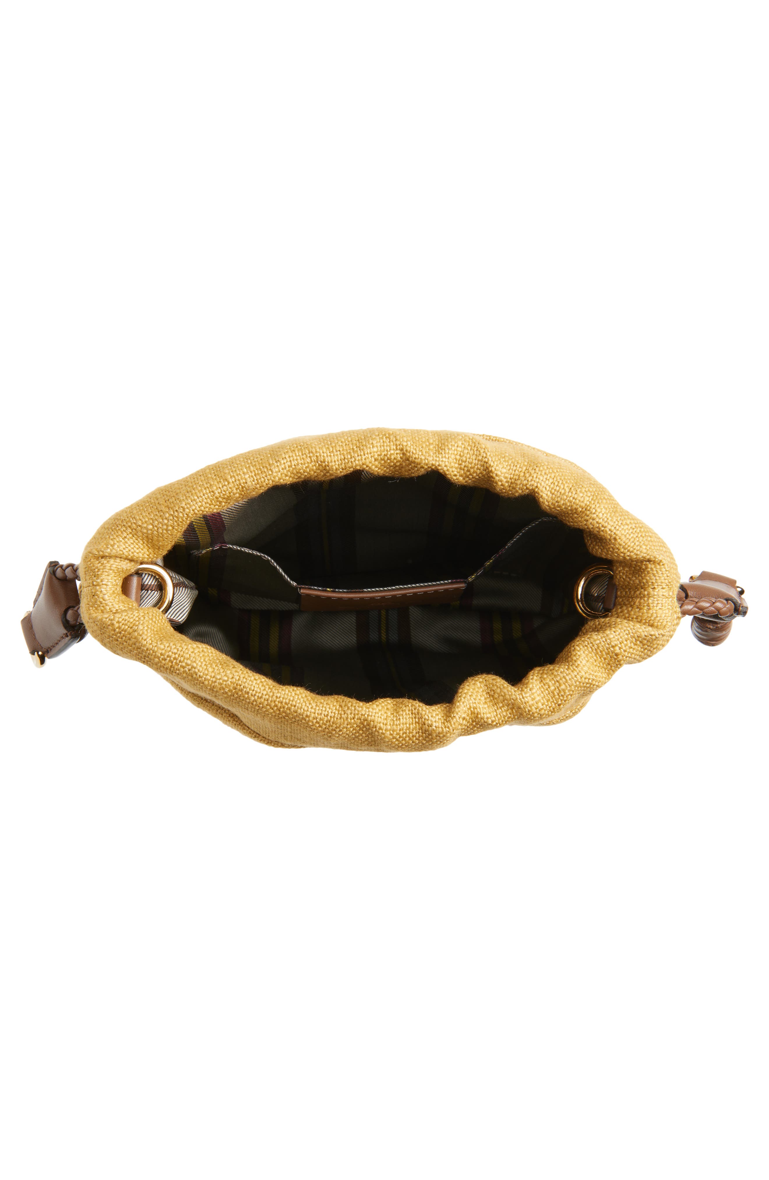 Etro Kalispera Canvas Shoulder Bag, Alternate, color, Ochre