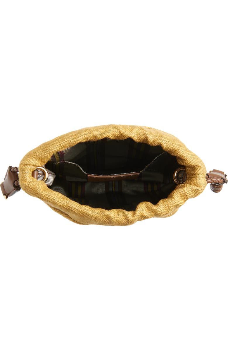 Etro Kalispera Canvas Shoulder Bag, Alternate, color, Ochre