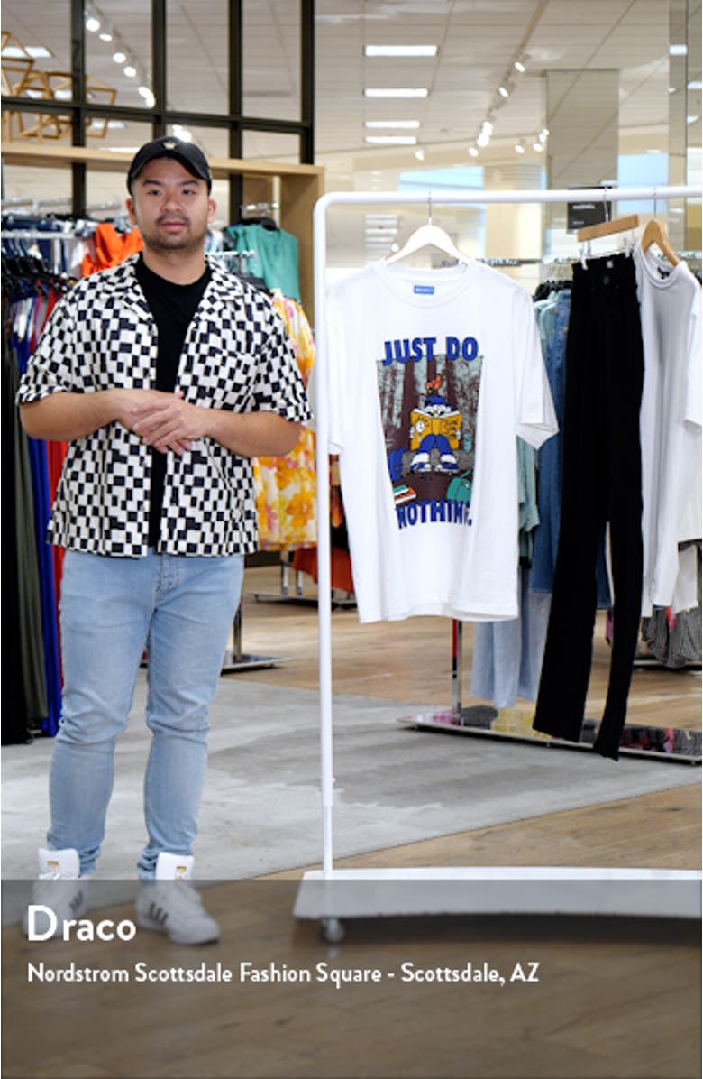 Just Do Nothing Cotton Graphic T-Shirt, sales video thumbnail