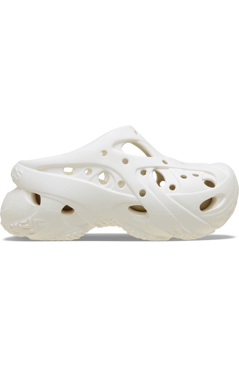 CROCS Caged Platform Clog, Alternate, color, Chalk