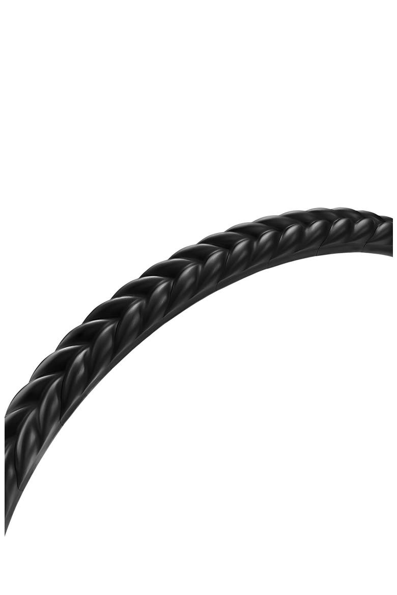 Chevron Flex Bracelet in Black Titanium, 5mm, Alternate, color, ALTERNATIVE MATERIAL