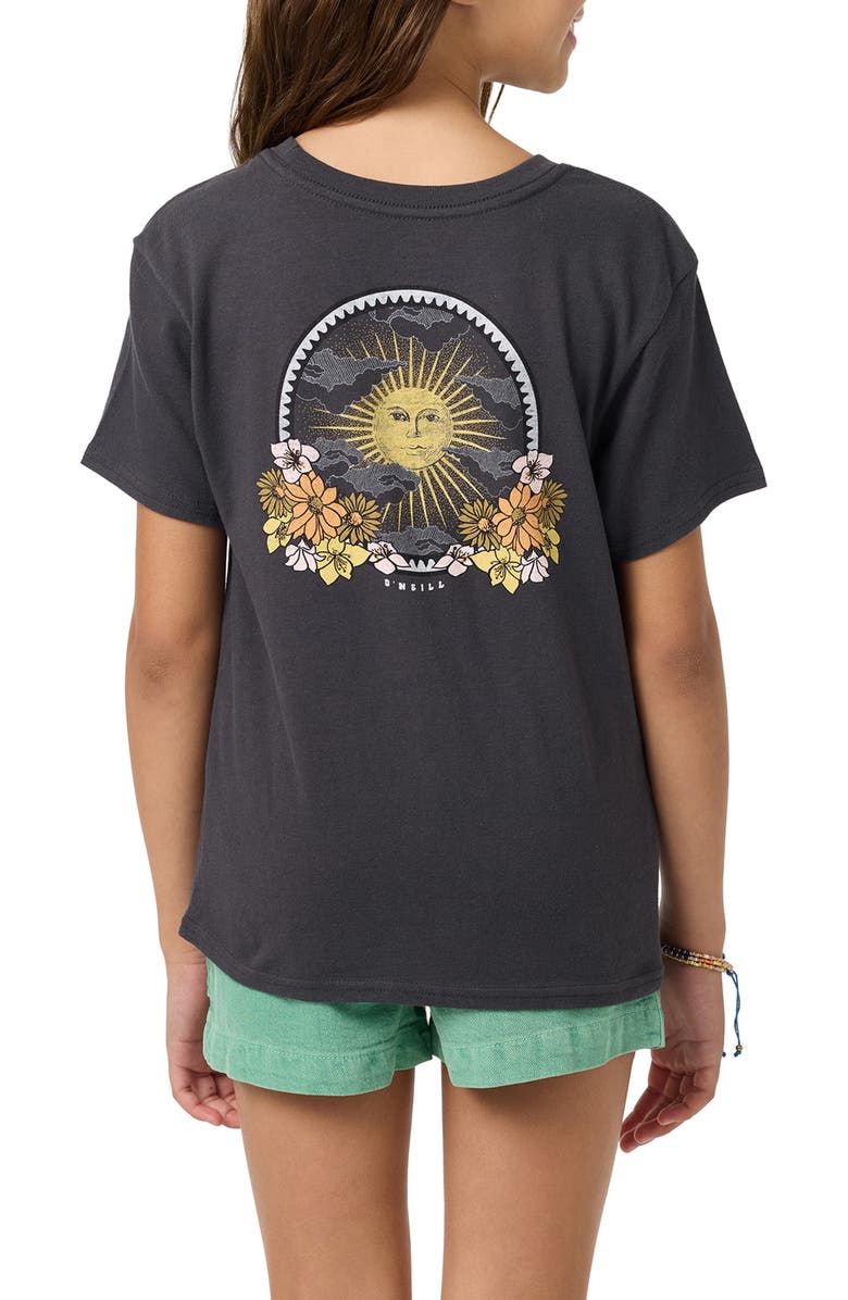 O'Neill Kids' Mystic Sun Angie Graphic T-Shirt, Alternate, color, 