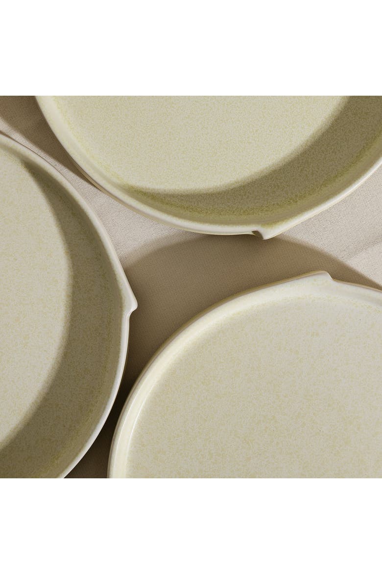 Bao Stoneware 4-Piece Dinner Plate Set, Alternate, color, Beige