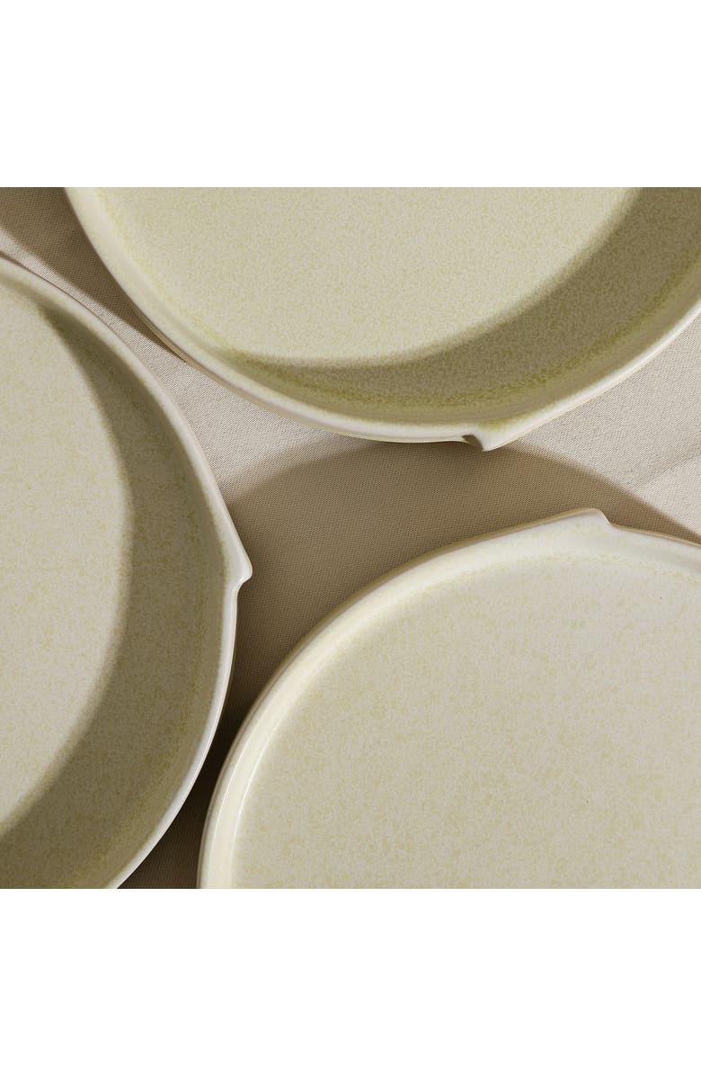 Stone Lain Bao Stoneware 4-Piece Dinner Plate Set, Alternate, color, Beige