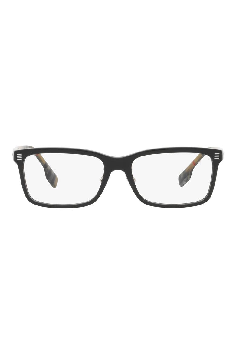 Foster 54mm Rectangular Optical Glasses, Main, color, BLACK