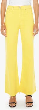 MOTHER The Tomcat Roller Fray Flare Jeans