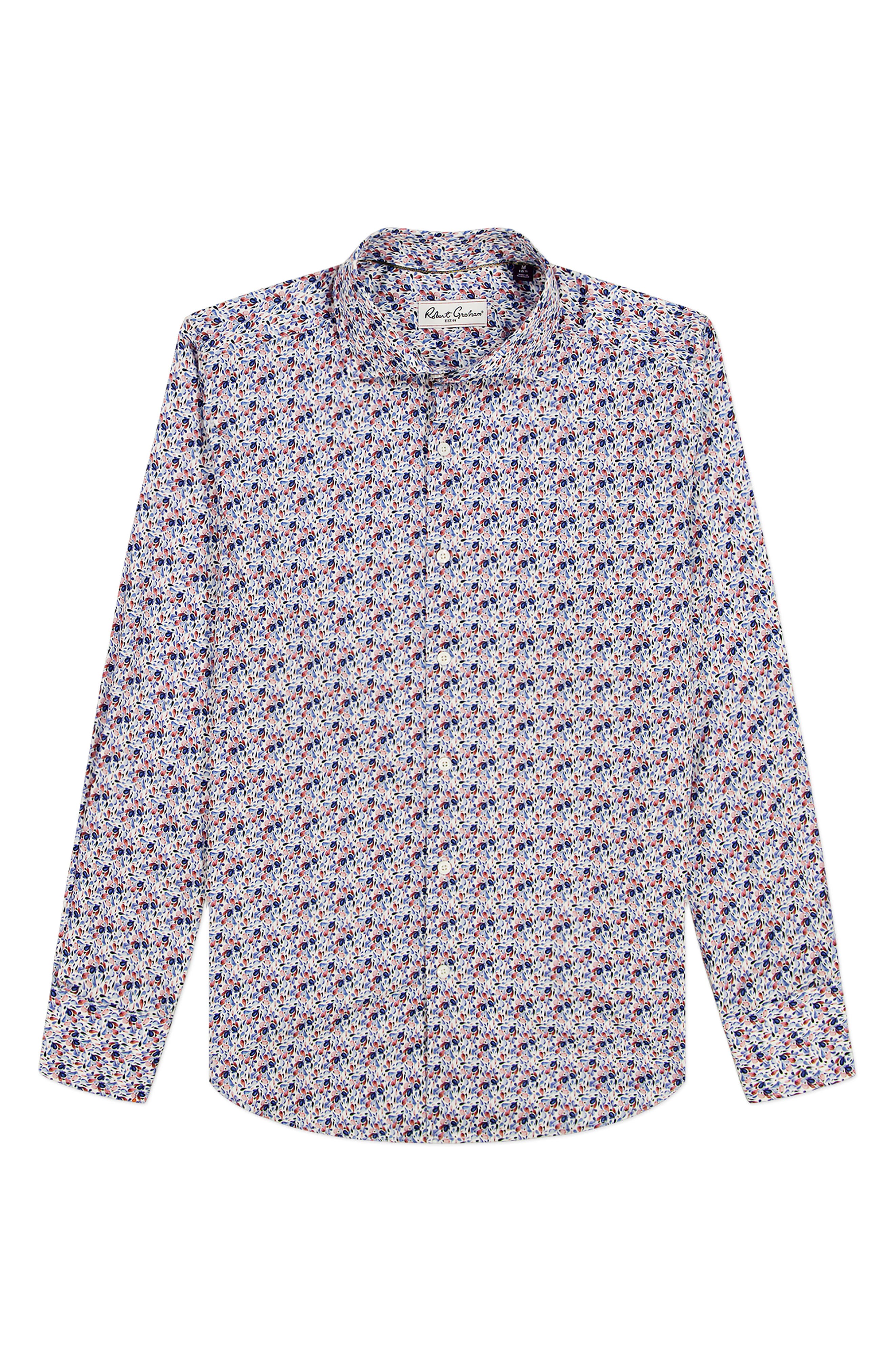Robert Graham Mackney Floral Cotton Button-Up Shirt