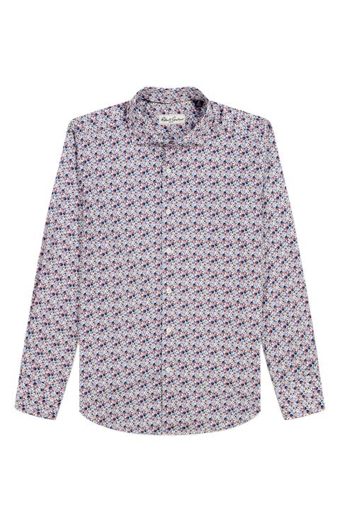 Mackney Floral Cotton Button-Up Shirt