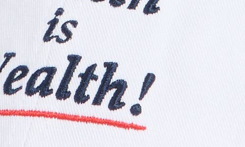 Sporty And Rich Sporty & Rich Health Is Wealth Embroidered Baseball Cap