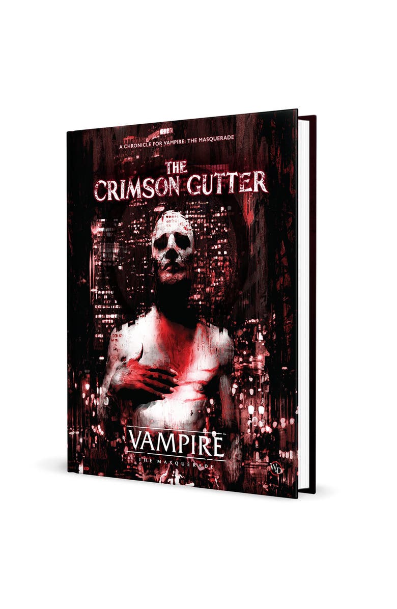 Renegade Game Studios Vampire The Masquerade 5th Edition RPG, The Crimson Gutter, Main, color, Multicolored