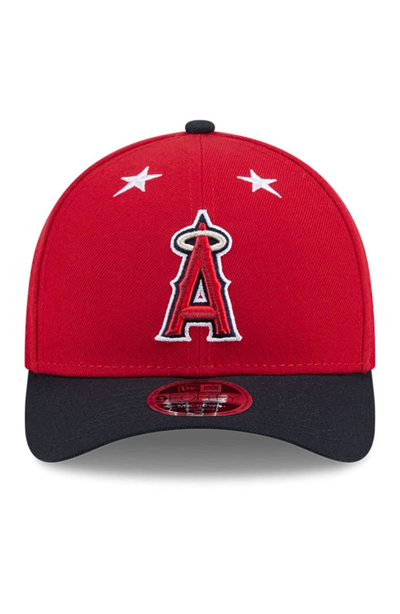 New Era Men's New Era Red/Navy Los Angeles Angels 2025 MLB All-Star Game 9FORTY M-Crown Adjustable Hat, Alternate, color, Red