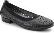 David Tate Laser Cut Ballet Flat