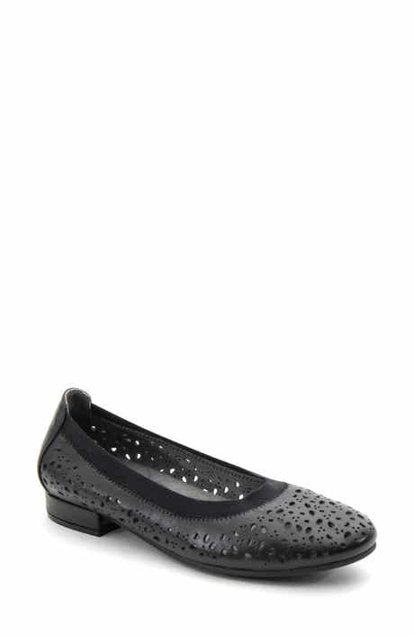 David Tate Laser Cut Ballet Flat
