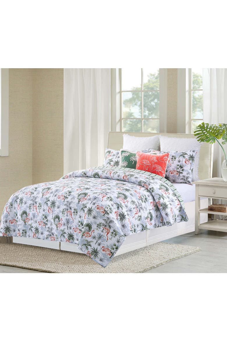 Flamingo Breeze Bedding Quilt Collection Sets, Main, color, Pink