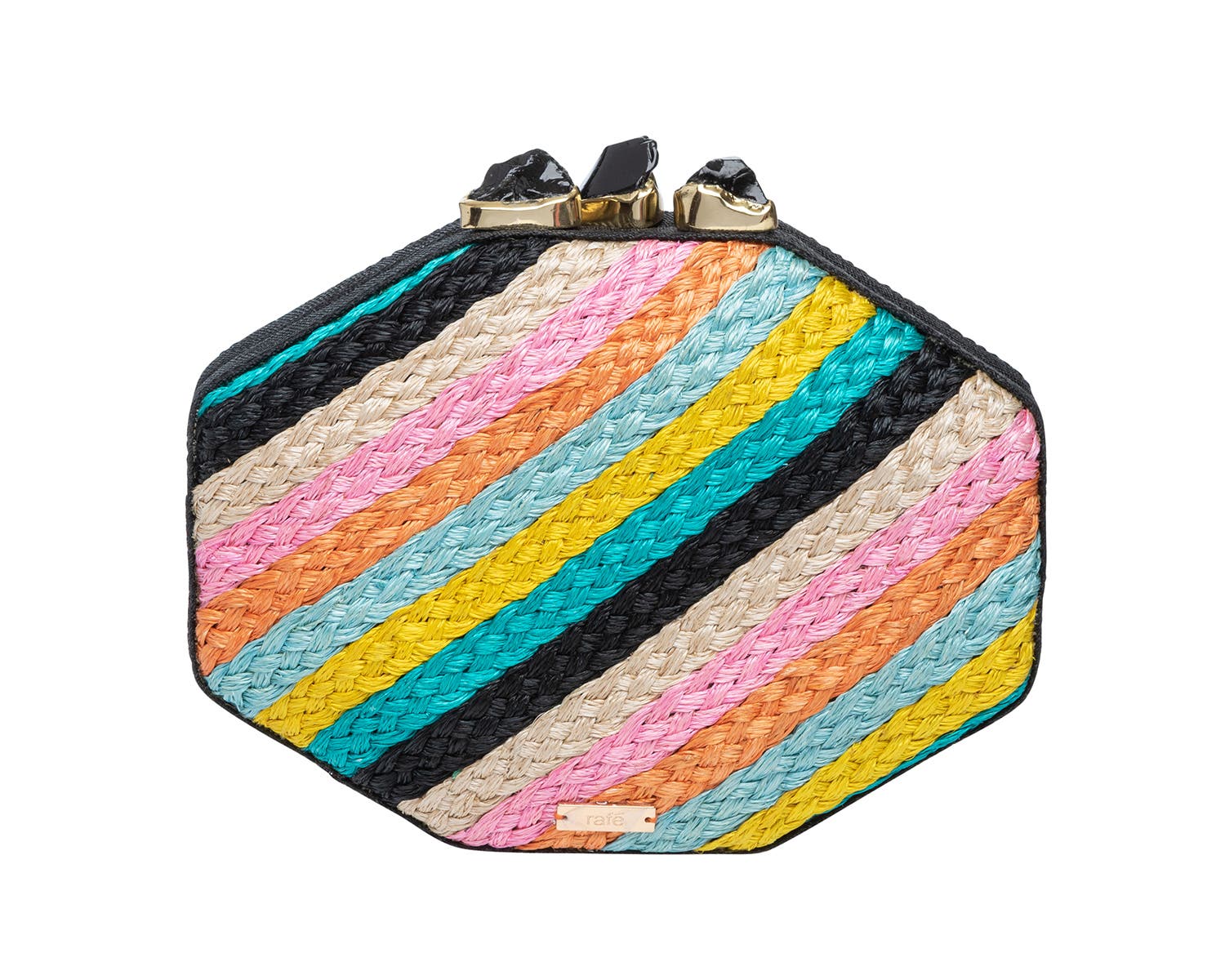 Rafe New York Sofia Octagon Clutch, Alternate, color, Multi