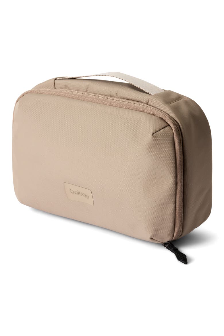 Hanging Water Resistant Toiletry Kit, Main, color, STONE