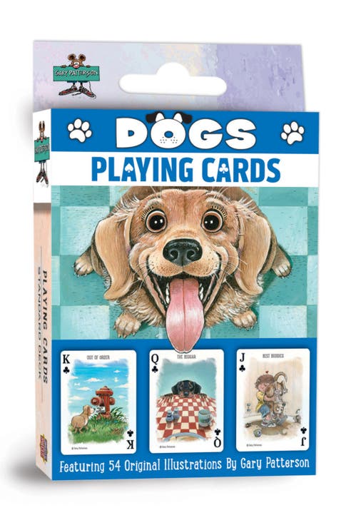 Dogs Playing Cards