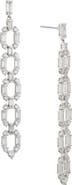 Nadri Gwen Cubic Zirconia Chain Drop Earrings