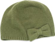 Portolano Cashmere Beanie with Bow