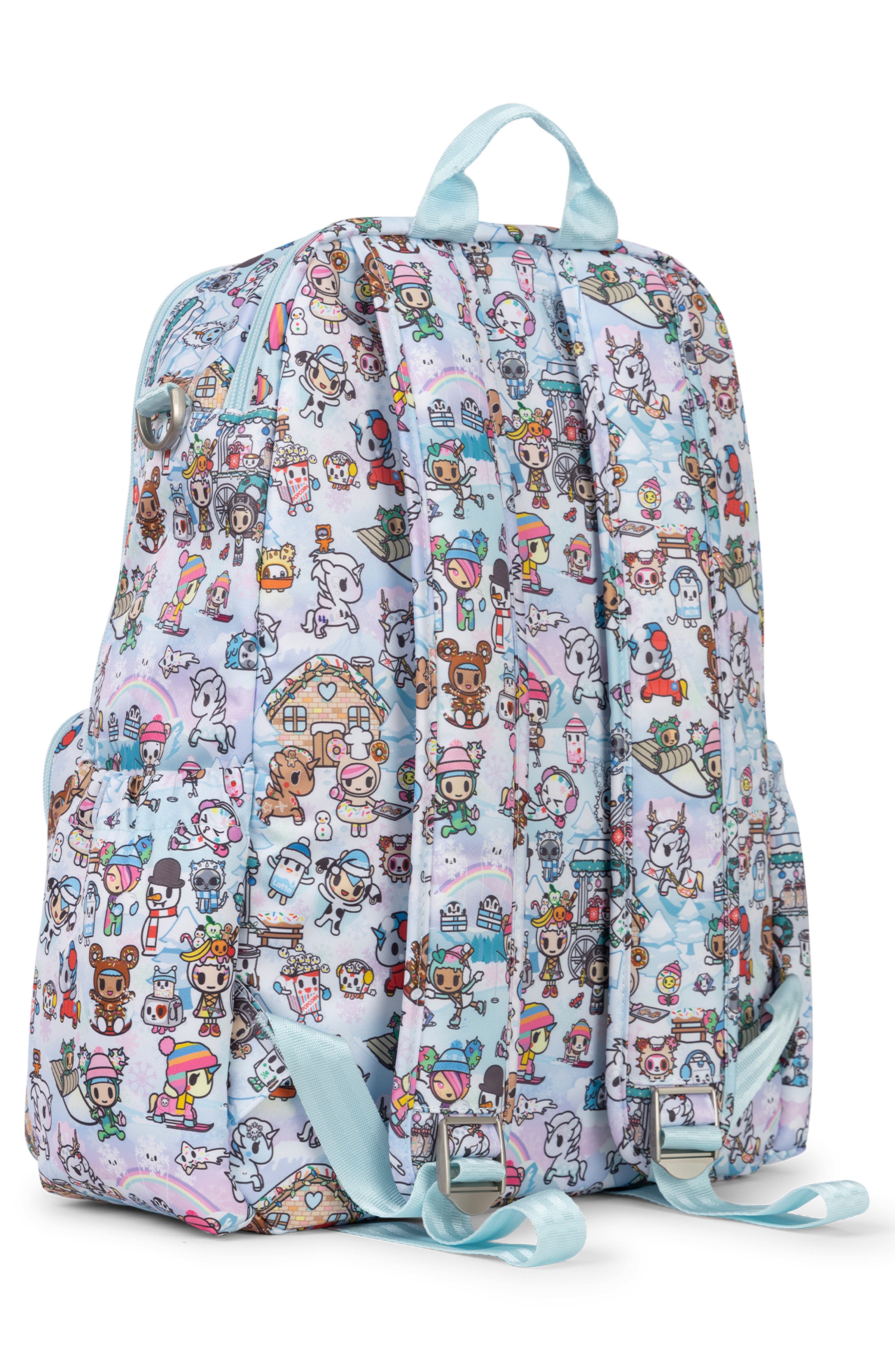 JuJuBe Zealous Water Resistant Diaper Backpack, Alternate, color, Tokidoki Snow Day