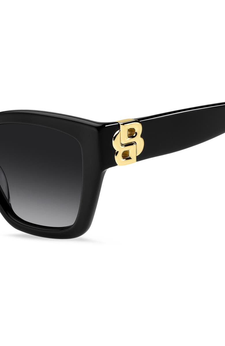 BOSS 54mm Sunglasses, Alternate, color, Black/ Dark Grey Sf