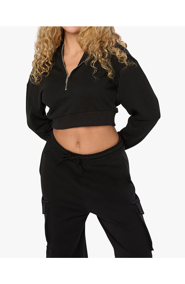 WeWoreWhat Half Zip Hoodie, Main, color,