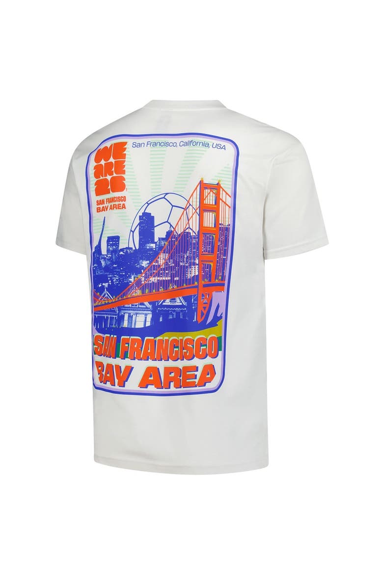 Men's Outerstuff  Cream 2026 FIFA World Cup San Francisco Host City Local Oversized T-Shirt, Alternate, color, Cream