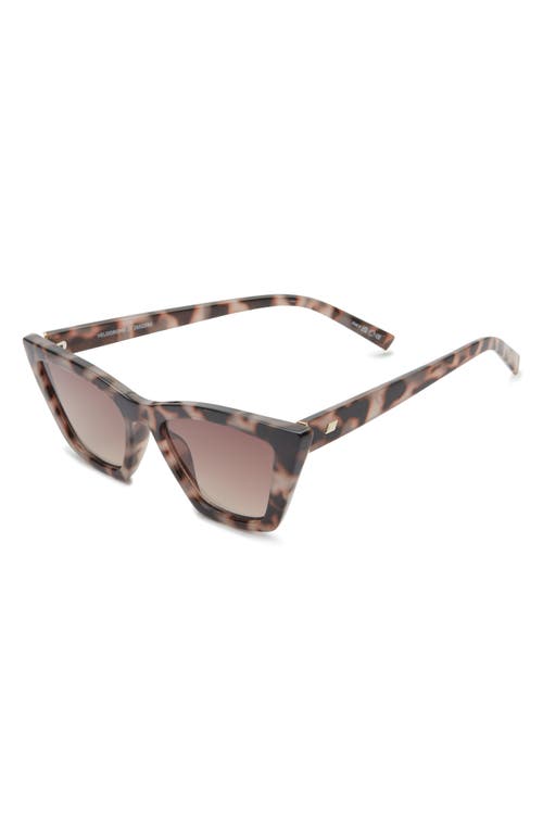 Le Specs Velodrome 54mm Gradient Cat Eye Sunglasses In Neutral