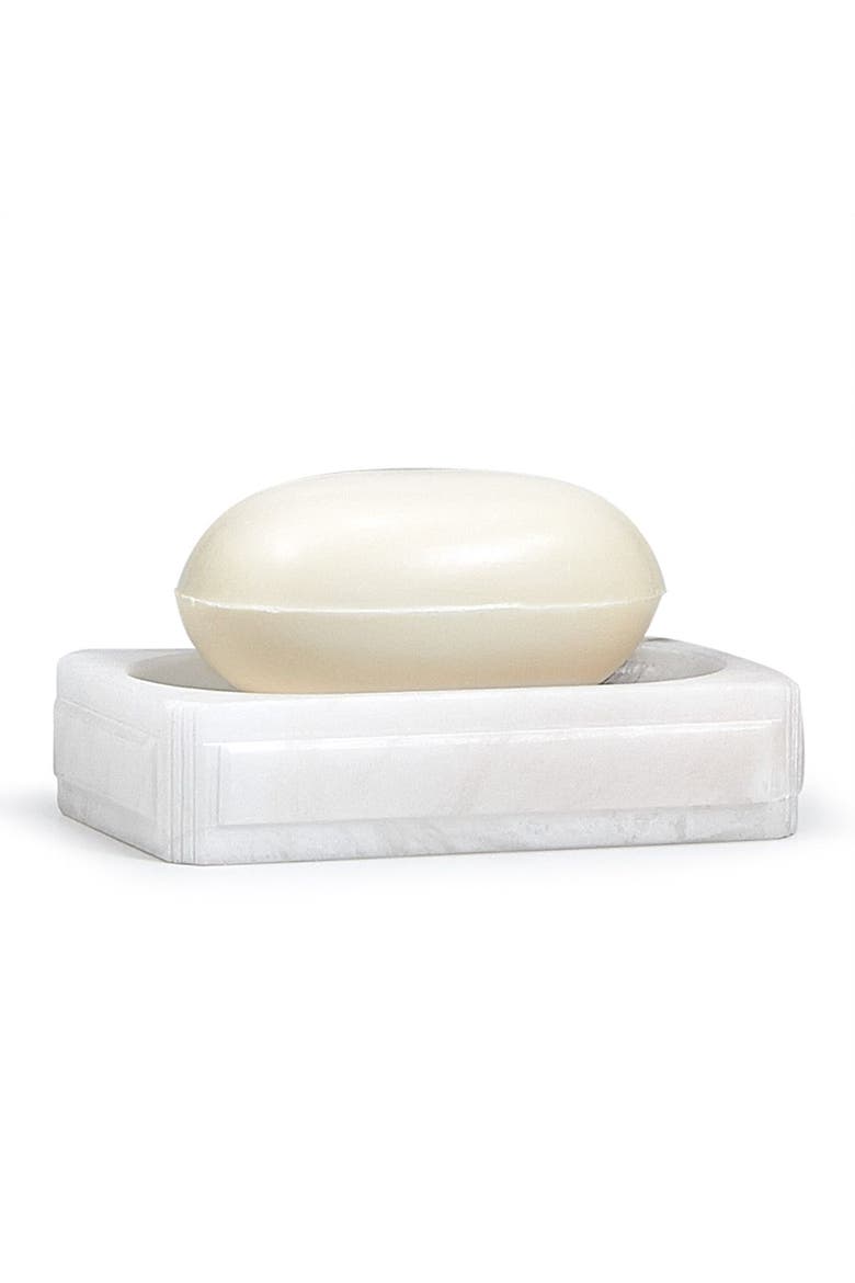 Claudia Soap Dish, Main, color, WHITE