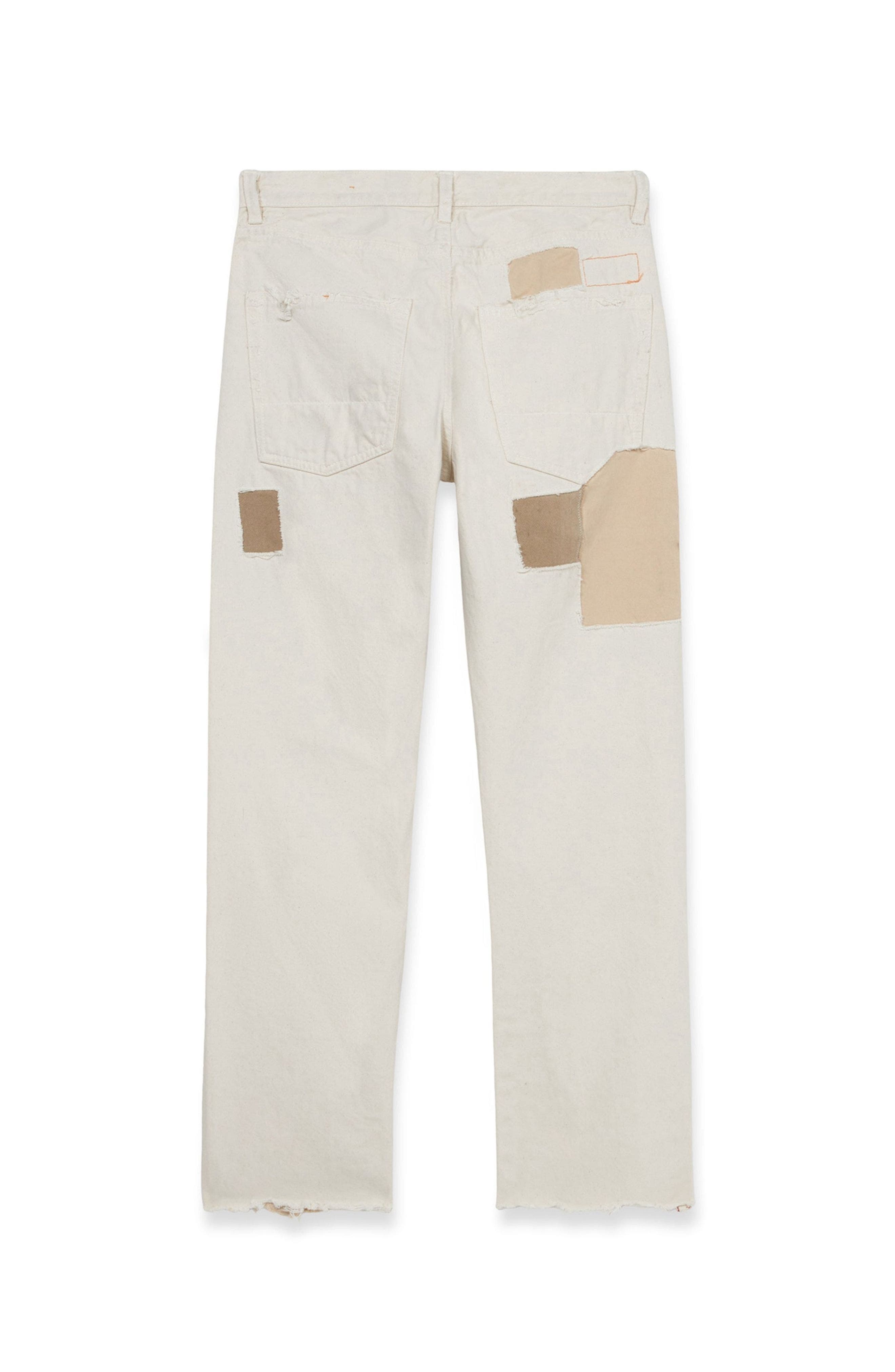 White Vintage Denim Pants - image 4