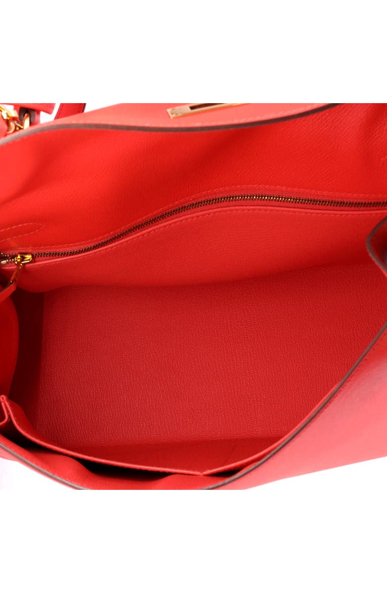 Pre-Owned Hermes Kelly Handbag Red Epsom with Gold Hardware 32, Alternate, color, Rouge Pivoine