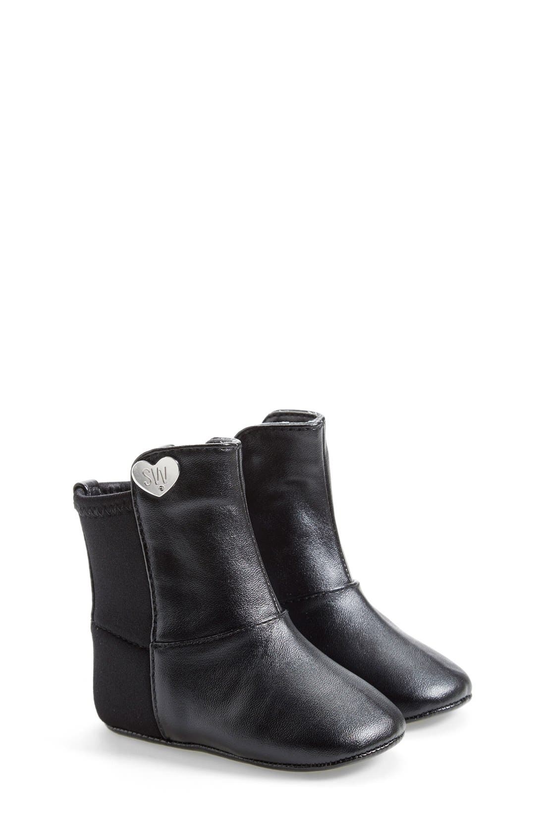 Stuart Weitzman 'Baby 5050' Crib Shoe, Main, color, 