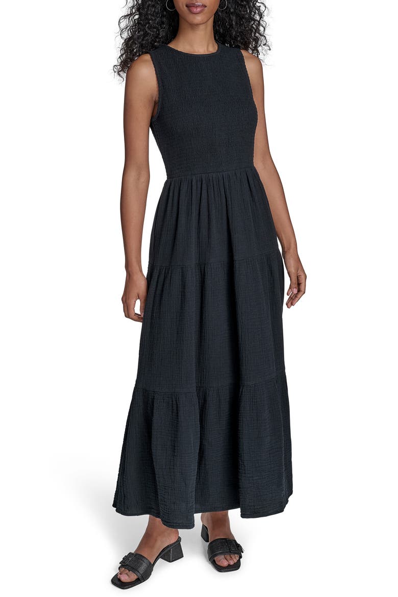 calvin klein long black dress Vintage 2002 Collection Silk NN VINTAGE Lightweight for summertime comfort. Calvin Klein Women's Cotton Drawstring