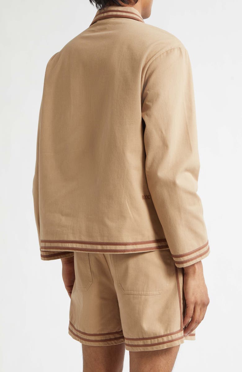 Bode Canteen Overshirt, Alternate, color, Khaki