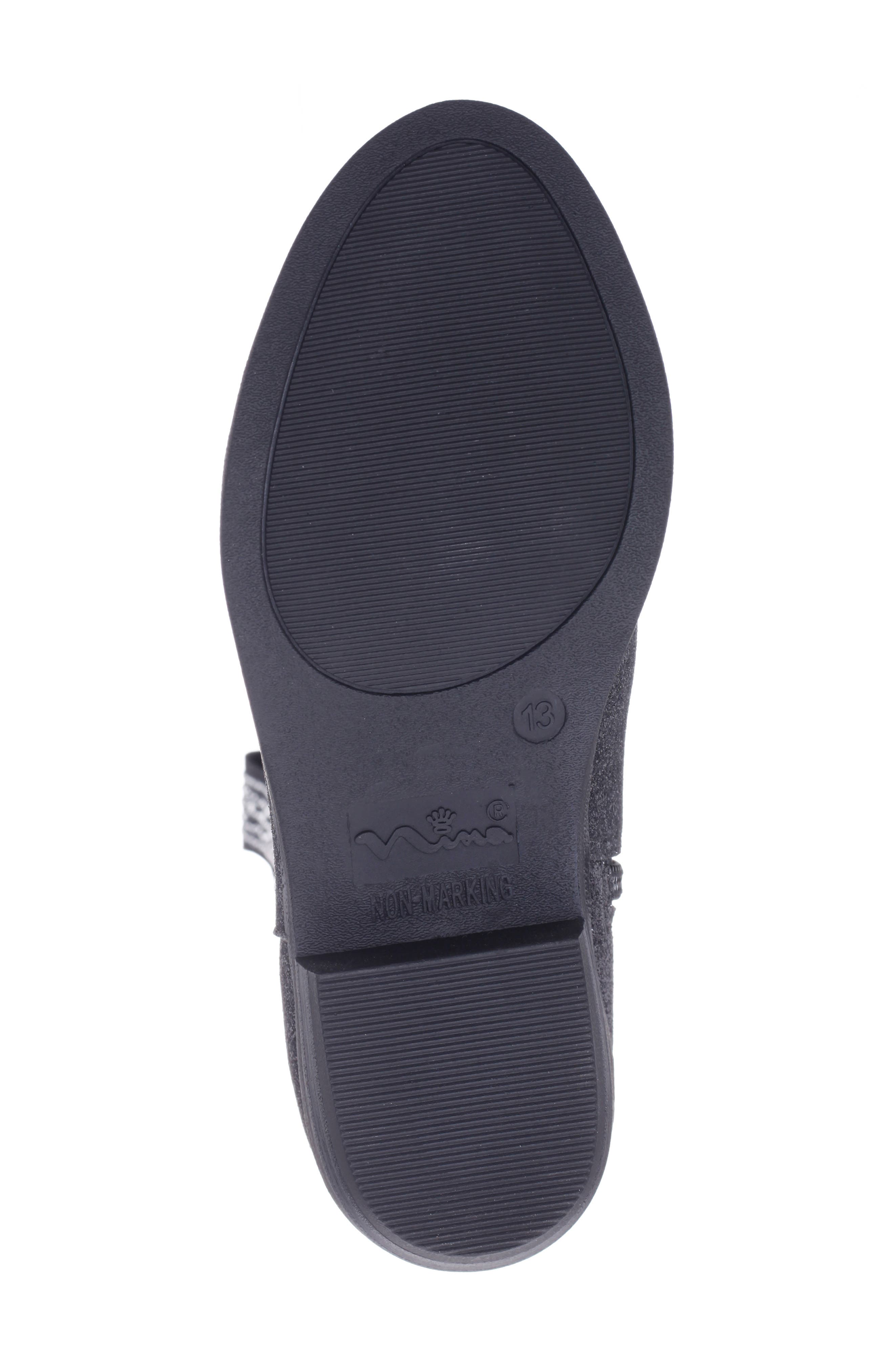 Nina Kids' Hawley Western Boot, Alternate, color, Black Glitter Stones