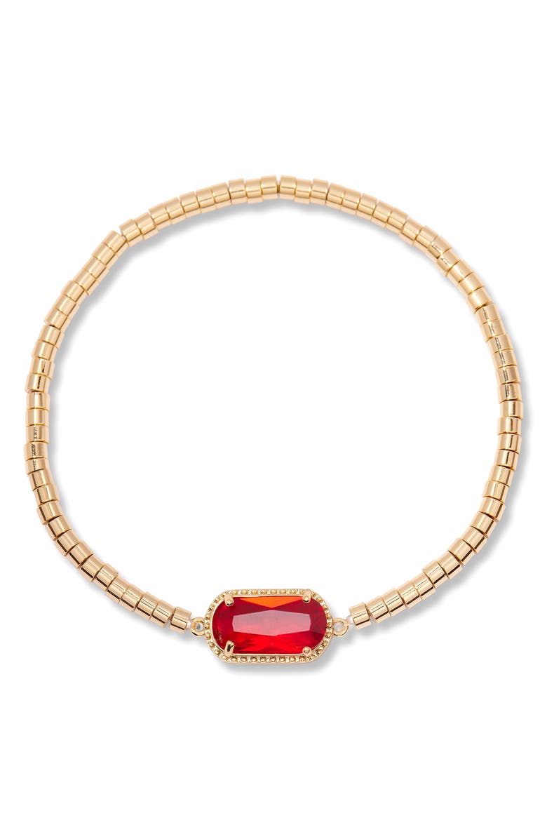 Brook and York Daphne Birthstone Bracelet, Main, color, Red