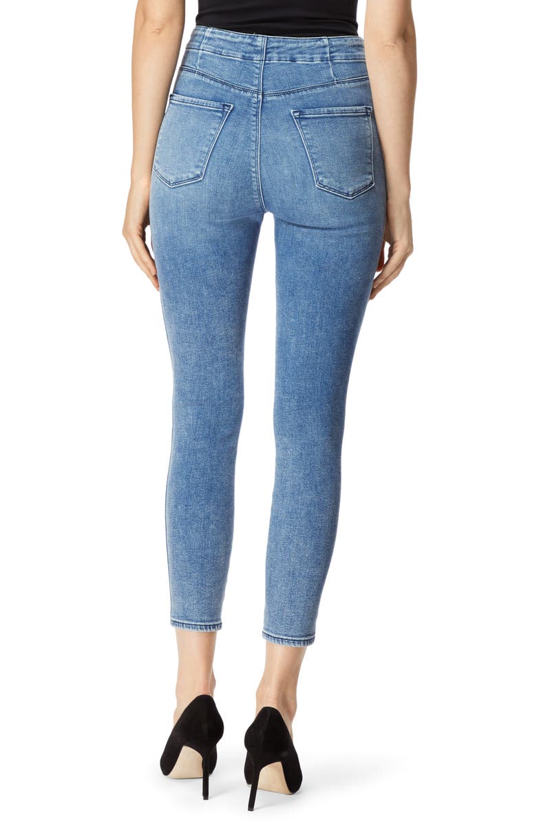 J Brand Natasha Sky High Crop Super Skinny Jeans, Alternate, color,
