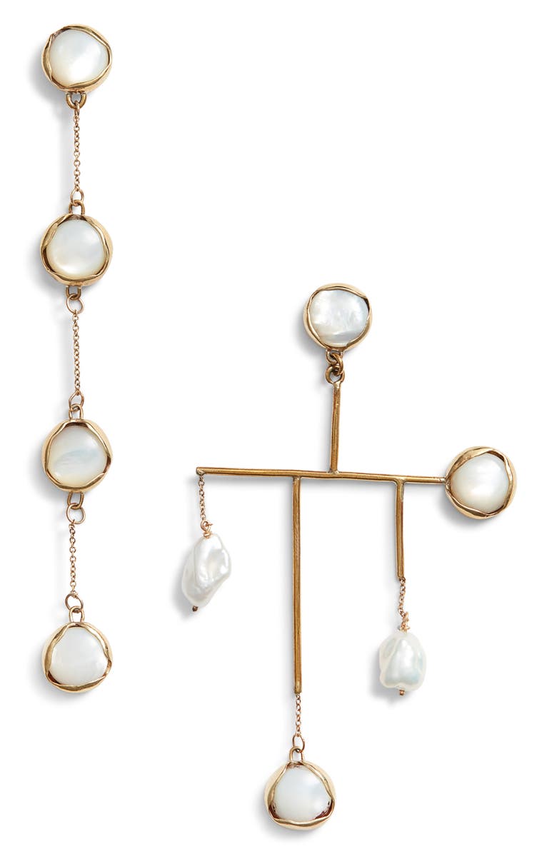 FARIS Mismatched Earrings, Main, color,