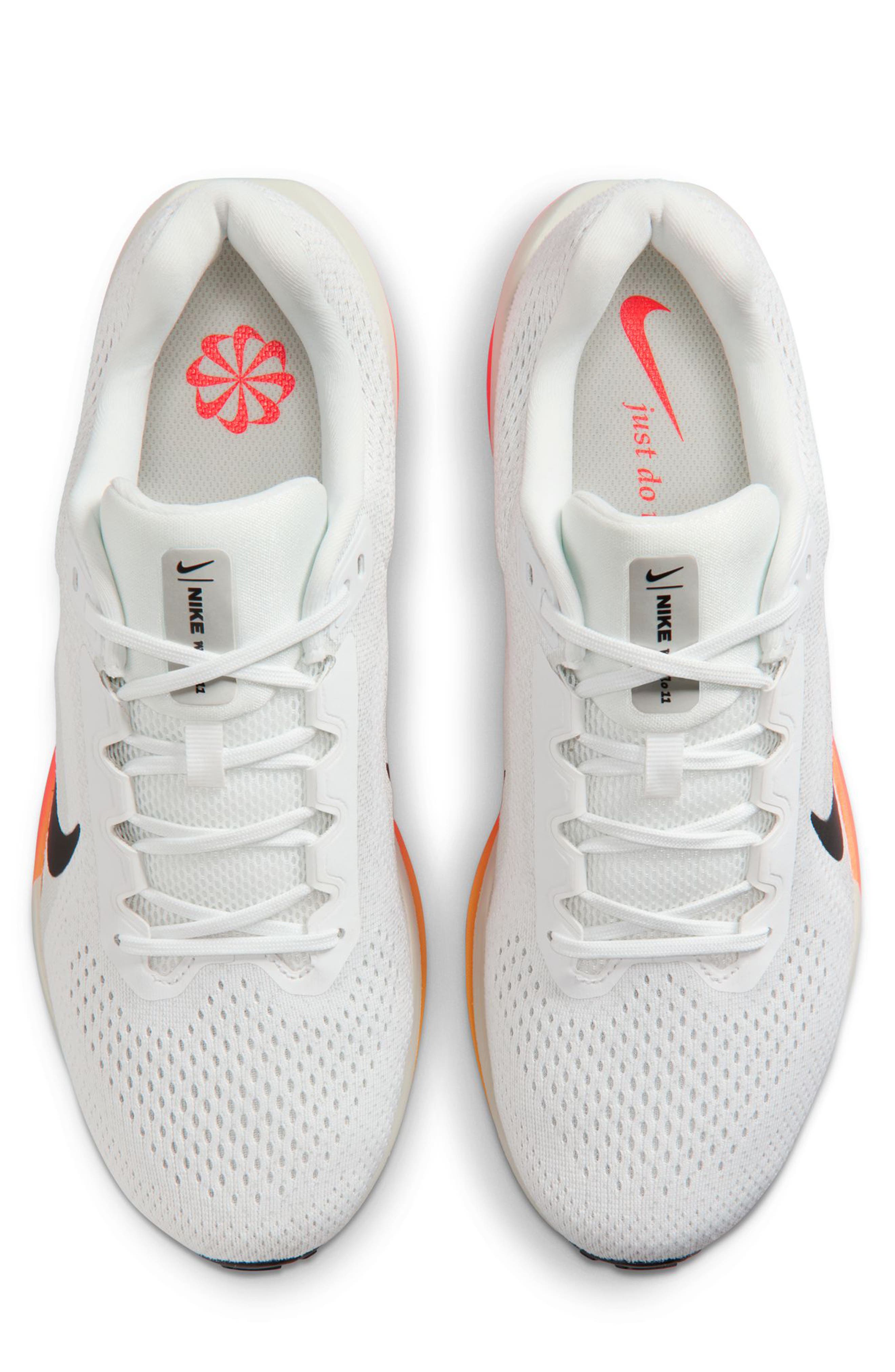 Nike Air Winflo 11 Running Shoe, Alternate, color, Summit White/ Bright Crimson
